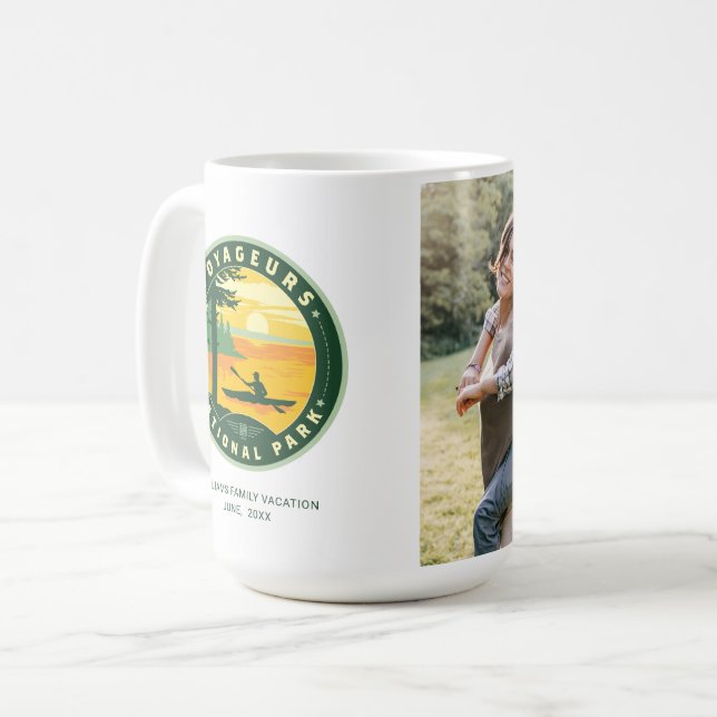 Caneca De Café Parque Nacional Voyageurs (Frente Esquerda)