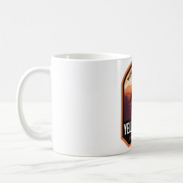 Caneca De Café Parque Nacional Yellowstone Bigfoot (Esquerda)