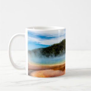 Caneca De Café Parque Nacional Yellowstone Montam Animais Naturai