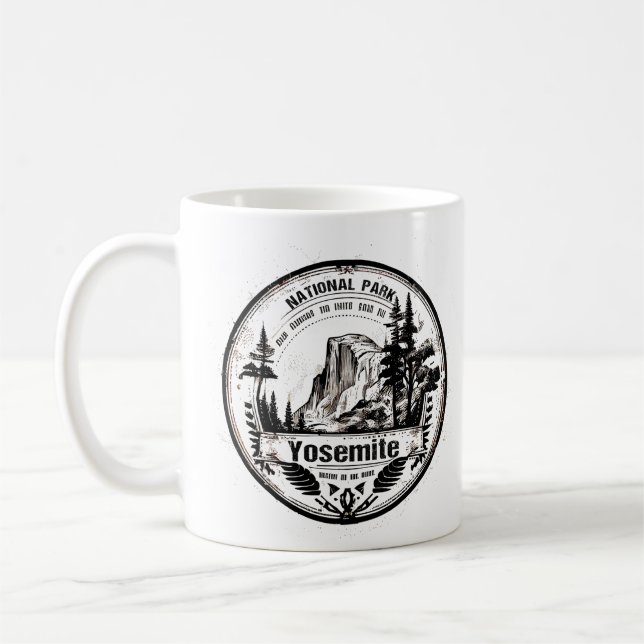 Caneca De Café Parque Nacional Yosemite (Esquerda)