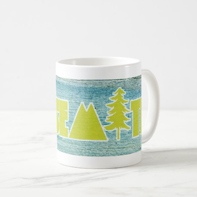 Caneca De Café Parque Nacional Yosemite (Frente Esquerda)