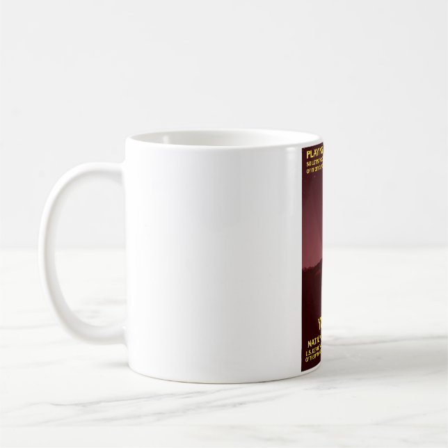 Caneca De Café Parque Nacional Yosemite - Brincar com Fogo é Dive (Esquerda)