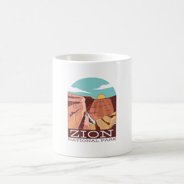 Caneca De Café Parque Nacional Zion (Centro)