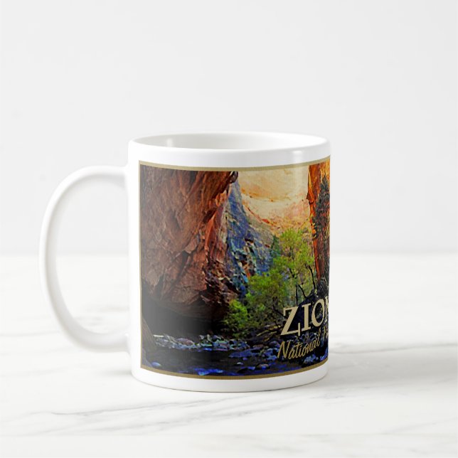 Caneca De Café Parque Nacional Zion (Esquerda)