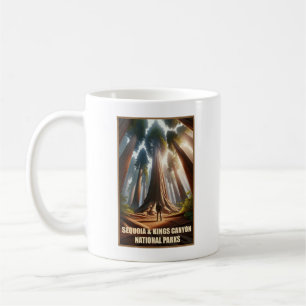Caneca De Café Parques Nacionais do Sequoia & Kings Canyon