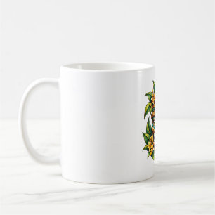 Caneca de Café Parrot Bloom Tiki