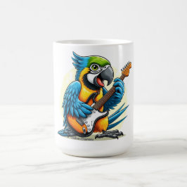 Caneca De Café Parrot Rock Music