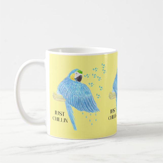 Caneca De Café Parrot So Chillin (Esquerda)