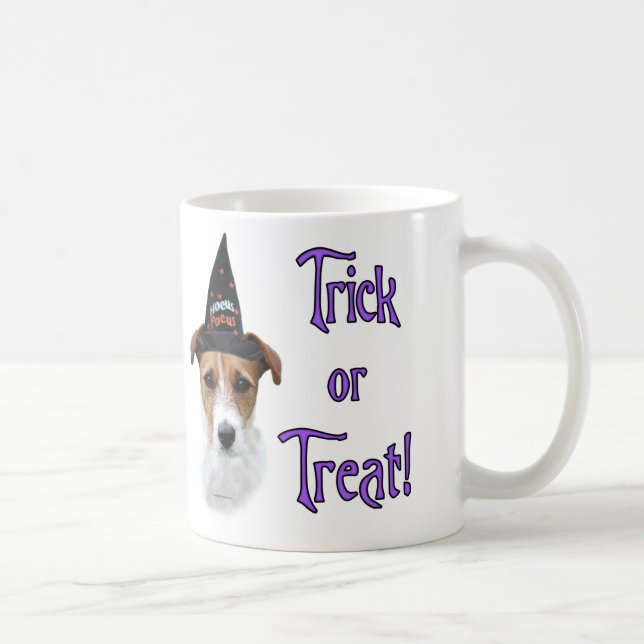 Caneca De Café Parson Russell Terrier Trick (Direita)