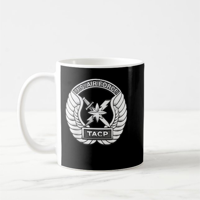 CANECA DE CAFÉ PARTES DE CONTROLO AÉREO TACP PATCH EUA (Esquerda)