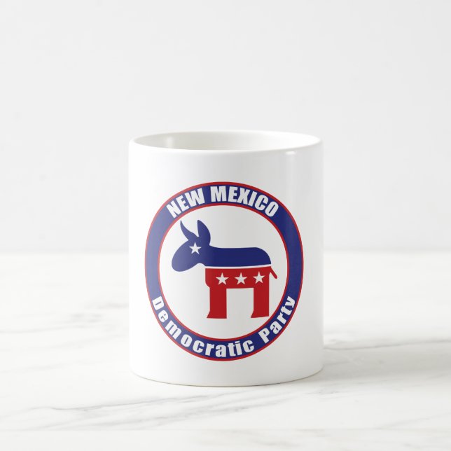 Caneca De Café Partido Democrática de New mexico (Centro)