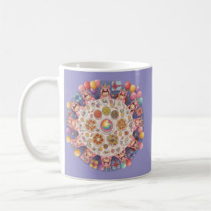 Caneca De Café Partido para Crianças com Tema Unicórnio