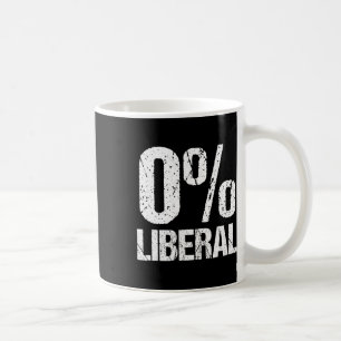 Caneca De Café Partido Político Liberal Engraçado Zero Por Cento