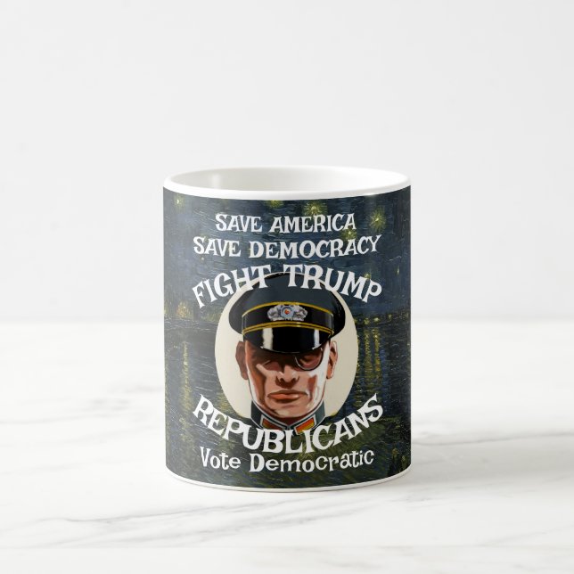 Caneca De Café Partido Trump Republicano Formando Casamento de Ap (Centro)