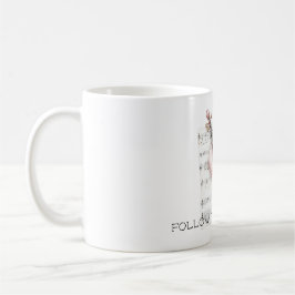 Caneca De Café Partitura de Violino Rosa