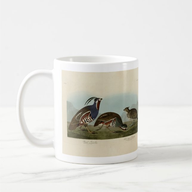 Caneca De Café Partuchos com pernas plumadas e grossas - Aves de  (Esquerda)
