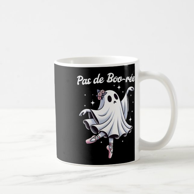 Caneca De Café Pas De Boo-rée Balé Dancer Ghost Dance Professor H (Direita)