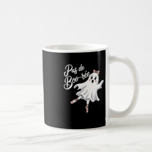 Caneca De Café Pas De Boo-rée Funny Balé Fantasma Dança Halloween