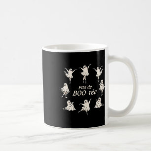 Caneca De Café Pas De Boo-rée Funny Balé Spooky Ghosts Dance Ha