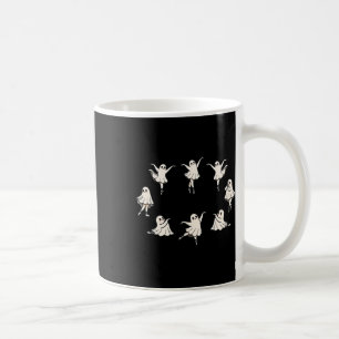 Caneca De Café Pas De Boo-rée Funny Balé Spooky Ghosts Dance Ha