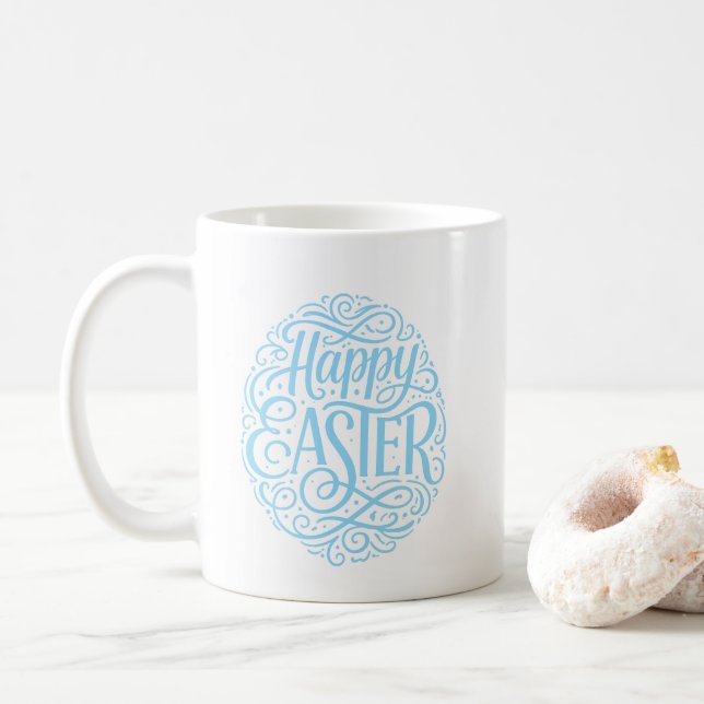 Caneca De Café Páscoa   (Com Donut)