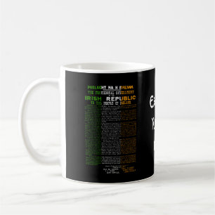 Caneca De Café Páscoa 1916 de aumentação Proclaimation