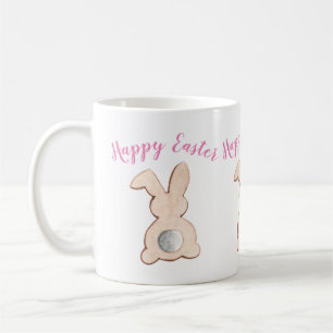 Caneca De Café Páscoa Bunny Cottontail Coffee Mug