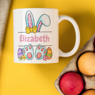Caneca De Café Páscoa Bunny Ears