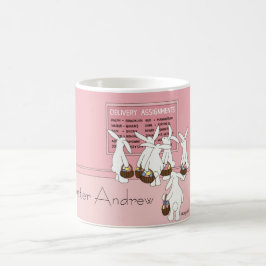 Caneca De Café Páscoa Bunny Mug