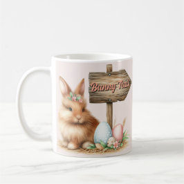 Caneca De Café Páscoa Bunny Trail