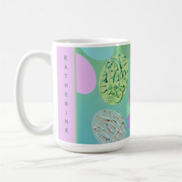Caneca De Café Páscoa Coelho Pastel Mug