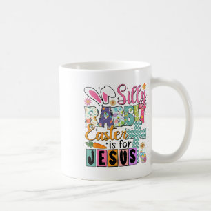 Caneca De Café Páscoa do Coelho bobo Bons Coelhinhos Cristãos Fai