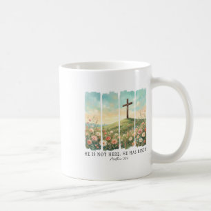 Caneca De Café Páscoa Ele Não Está Aqui Ele Ressuscitou Mateus 28