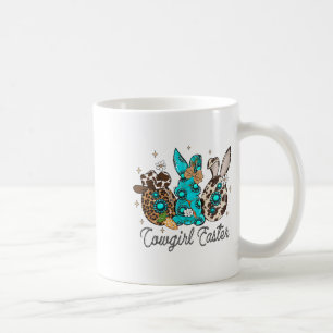 Caneca De Café Páscoa engraçada no oeste, dia de Páscoa fofo Bunn
