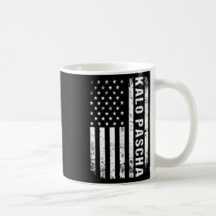 Caneca De Café Páscoa Grega Kalo Pascha Retro Estados Unidos Band
