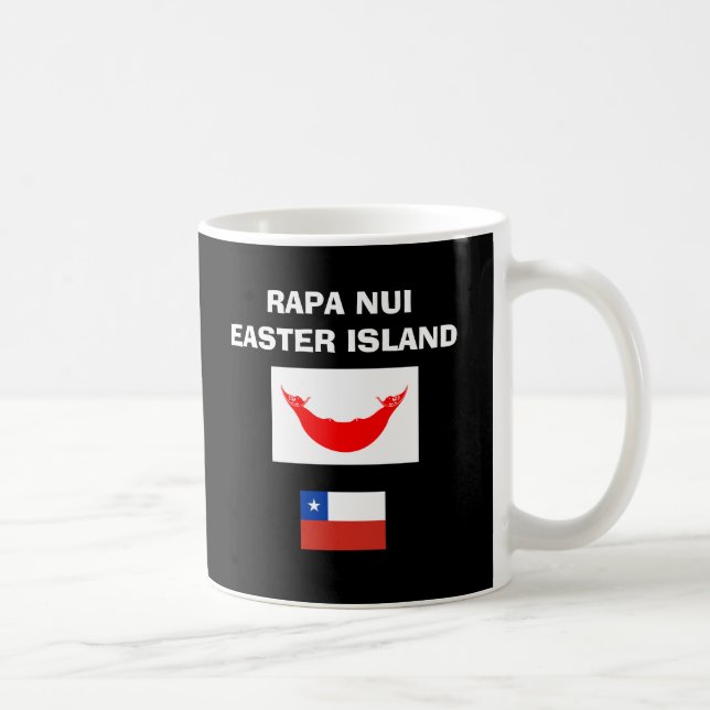 Caneca De Café PÁSCOA ISLAND* Bold RN / RAPA NUI Coffee Mug (Direita)
