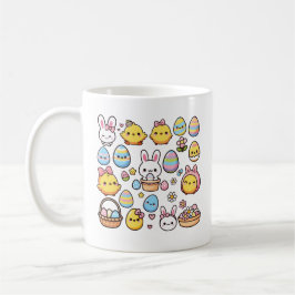 Caneca De Café Páscoa Kawaii