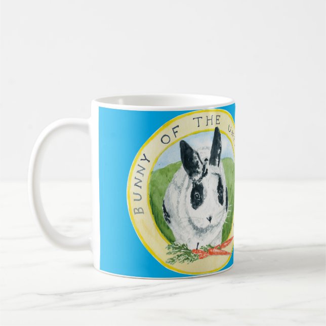 Caneca De Café Páscoa Marlon Bundo com nome (Esquerda)