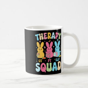 Caneca De Café Páscoa No Quadrado Terapêutico Para Ovos Coelhinho