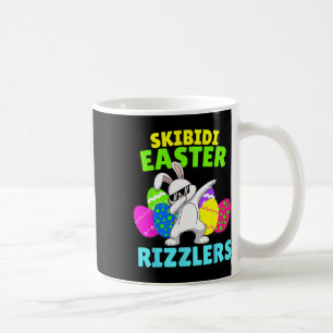 Caneca De Café Páscoa Skibidi - Páscoa Engraçada Rizzler Gen Alph