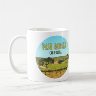 Caneca De Café Paso Robles California Vineyard Vintage