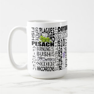 Caneca De Café Passagem "Dayenu e mais..." Mug de café de 15 oz