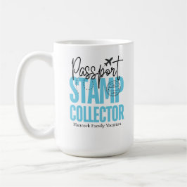 Caneca De Café Passaporte Carimbo de Coletor