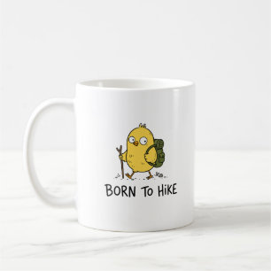 Caneca De Café Passarinho de Trilha Engraçado Cartoon