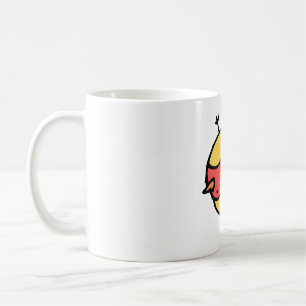 Caneca De Café Passarinho yin e yang com pernas