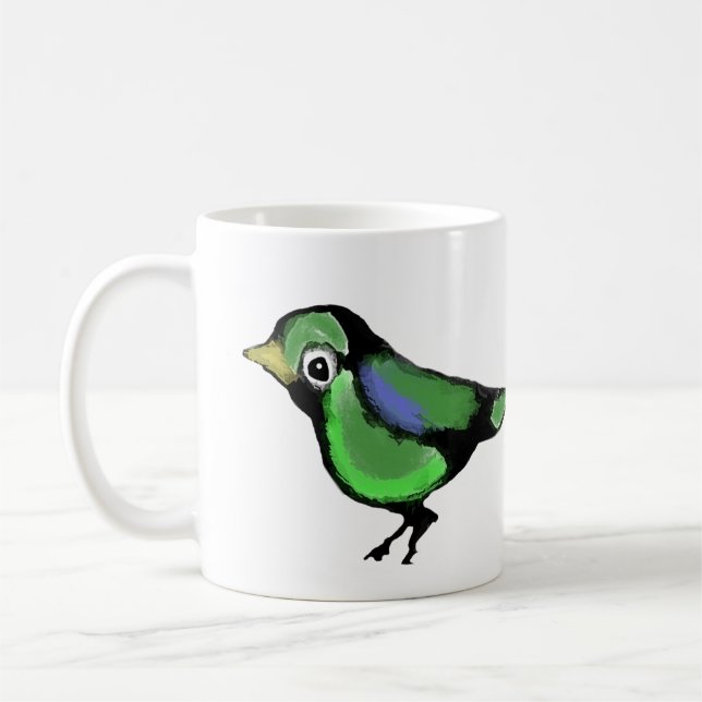 Caneca De Café Pássaro (Esquerda)