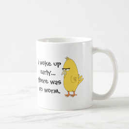 Caneca De Café Pássaro Antecipado Engraçado Coffee