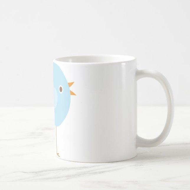 Caneca De Café Pássaro azul (Direita)