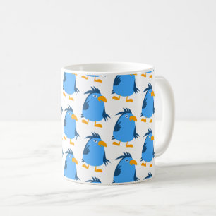 Caneca De Café Pássaro Azul para Crianças