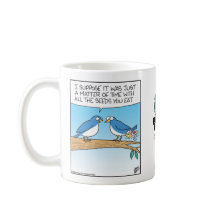 Pássaro defecando flores